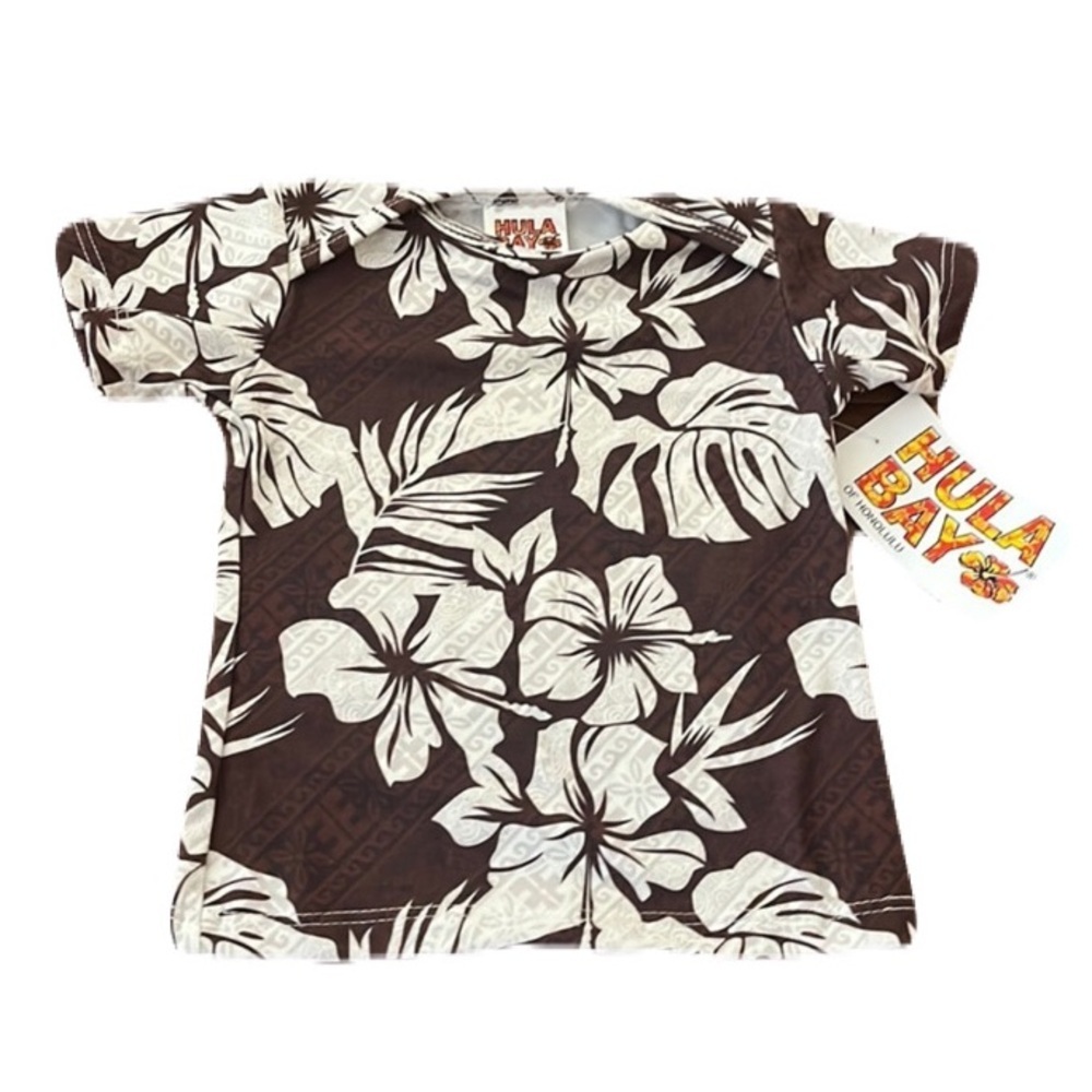 Hula Bay Of Honolulu Infant Boy Pull Over Tee New With Tag